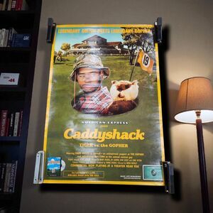 Caddyshack Tiger vs Gopher AmEx Promo Poster 2004 27x38 Golf Movie Art